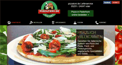 Desktop Screenshot of pizzatoni.de